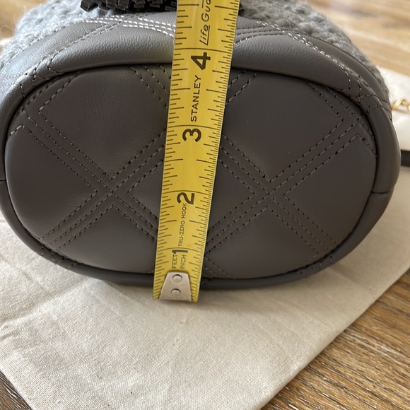 Tory Burch Fleming Soft Boucle Mini Bucket Bag Carbon Style 89764 NWT - Picture 14 of 16